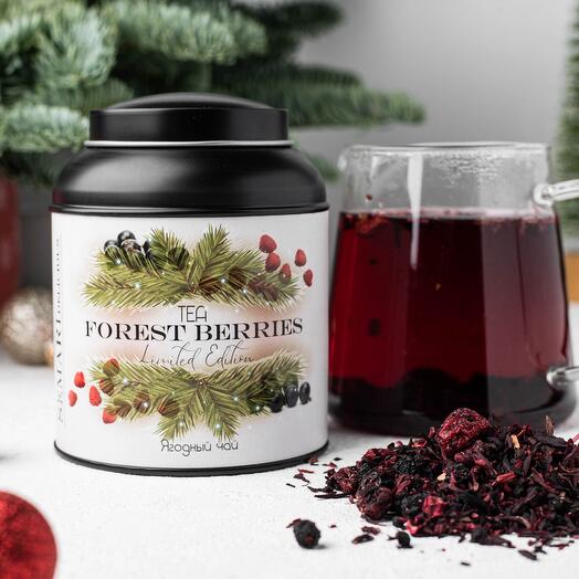 Ягодный чай Forest Berries в железной банке Semari Delicious