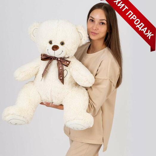 Oso de peluche lechoso de los 80cm