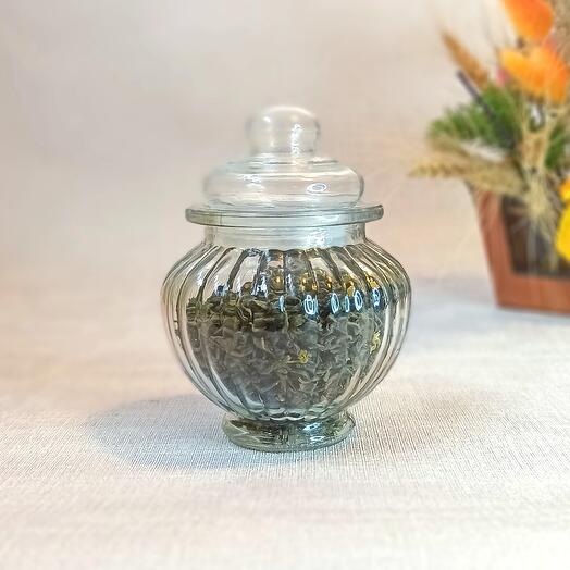 Glass jar for bulk products