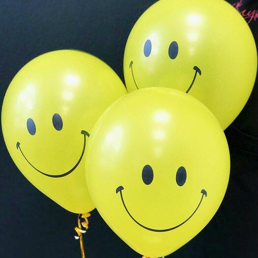 3 Bolas con helio Smile