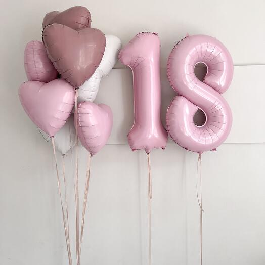 Set of balloons "Take me away soon"