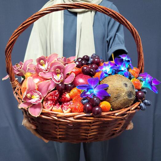 Bohemian chic fruit basket