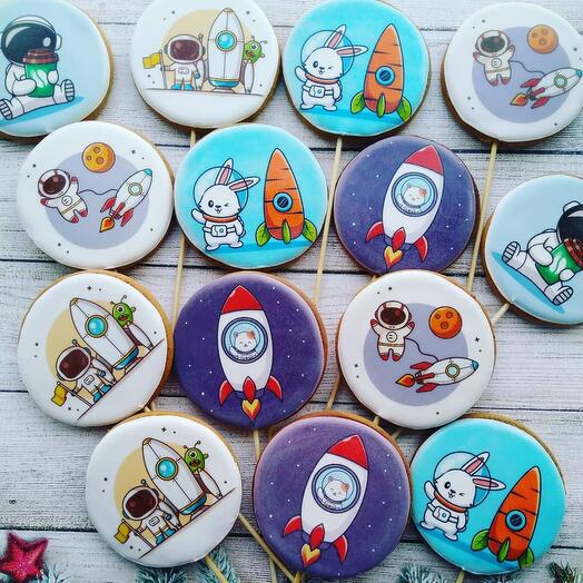 Пряник Космос , набор 15 штук