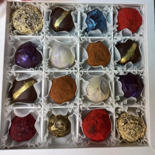 1 сентября. Сырный трюфель, ассорти (16конфет)