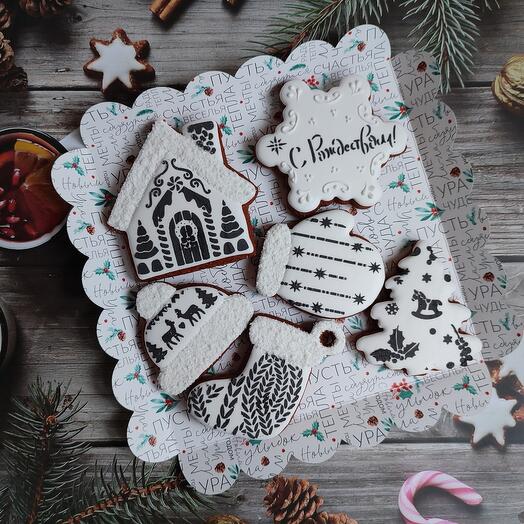 Набор пряников "С Рождеством!!!"