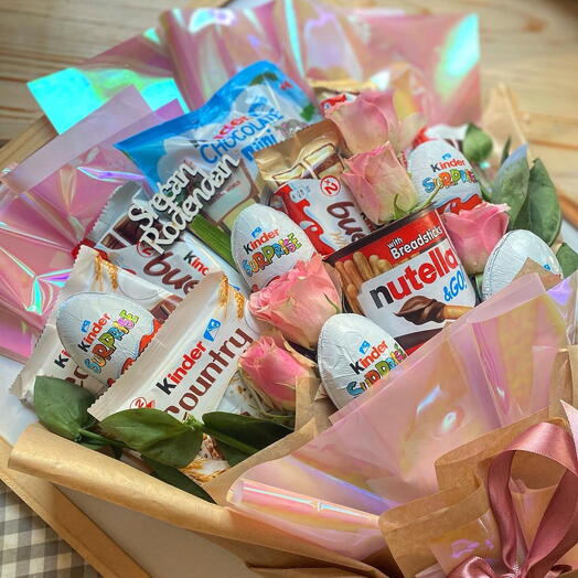 Bouquet «Chocolate and Roses»