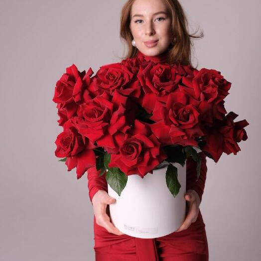 Коробка из французских роз