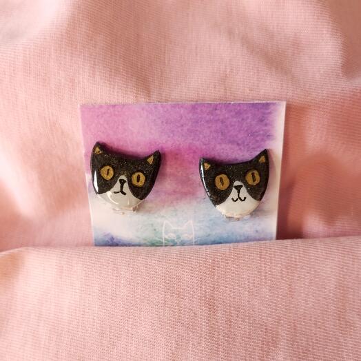 Handmade clips "Cats"