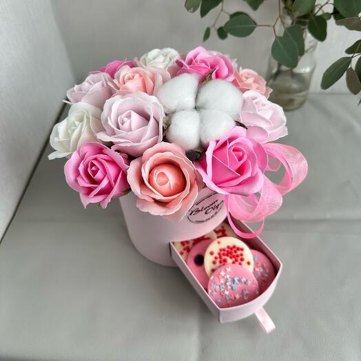 Шкатулка сюрприз со спа розами 🥰