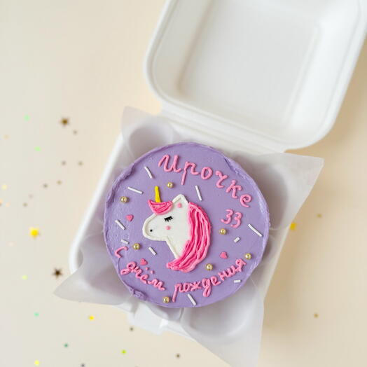 Unicorn Bento Cake