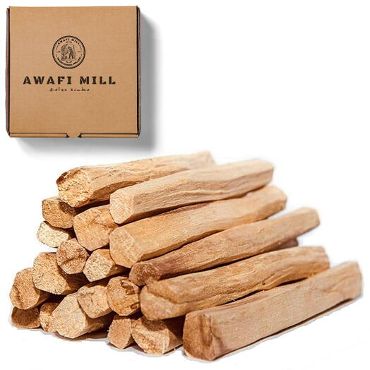 AWAFI MILL Peruvian Palo Santo Sticks | holy wood - Pack of 6 Sticks