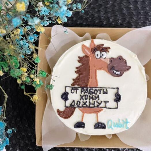 Бенто-торт От работы кони дохнут