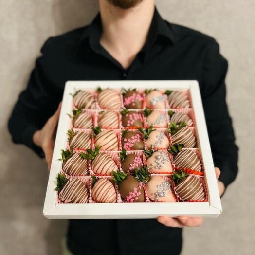 Клубника в шоколаде, 25 шт