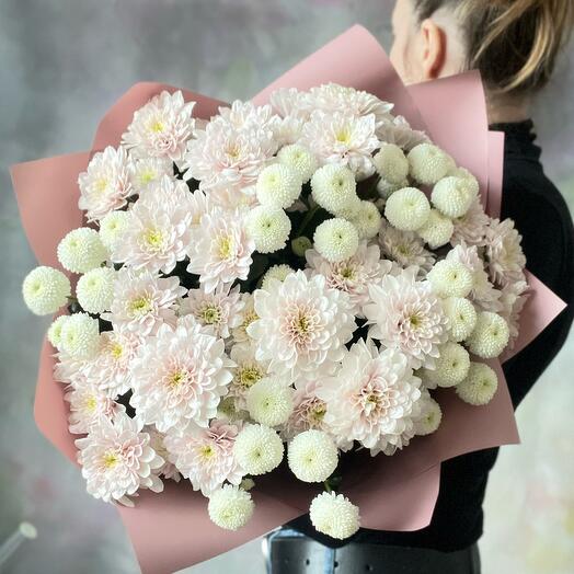 Микс кустовых хризантем
