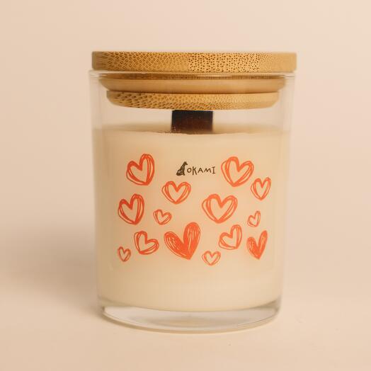 Ароматическая свеча с посланием, Okami