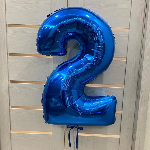 Цифра фольгированная