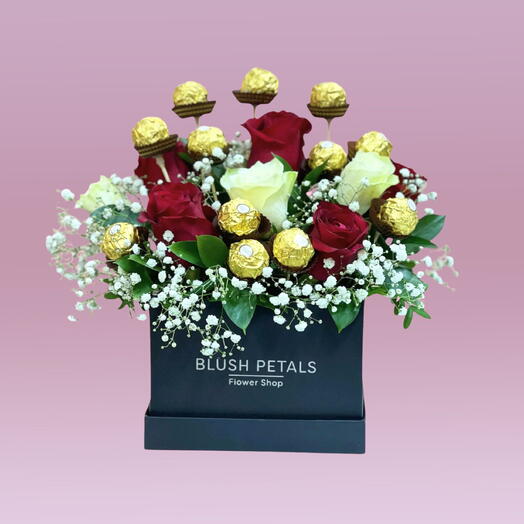 Rose   Rocher Delight Box