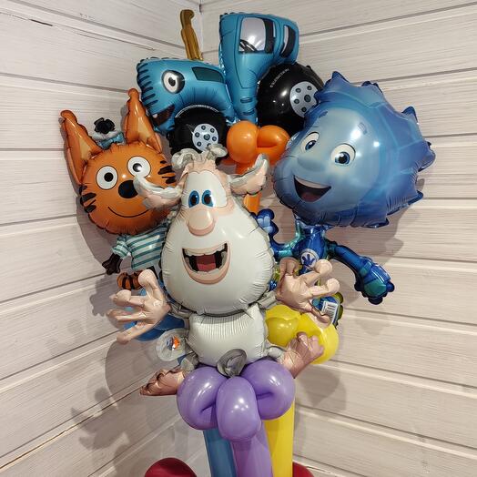 Шар - игрушка мини фигуры Любимых героев