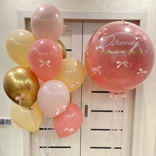 Композиция для доченьки с бантиками