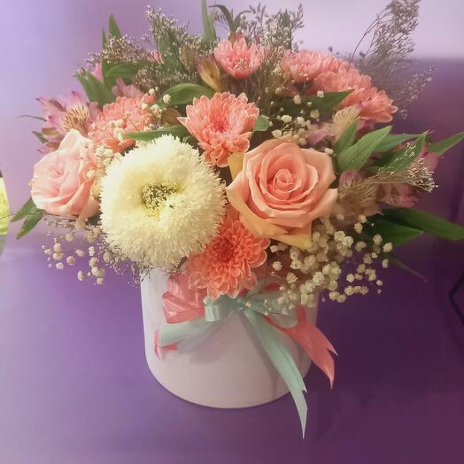 Цветы в коробке