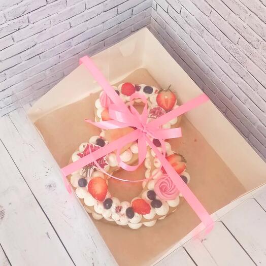 Pastel de miel al aire libre