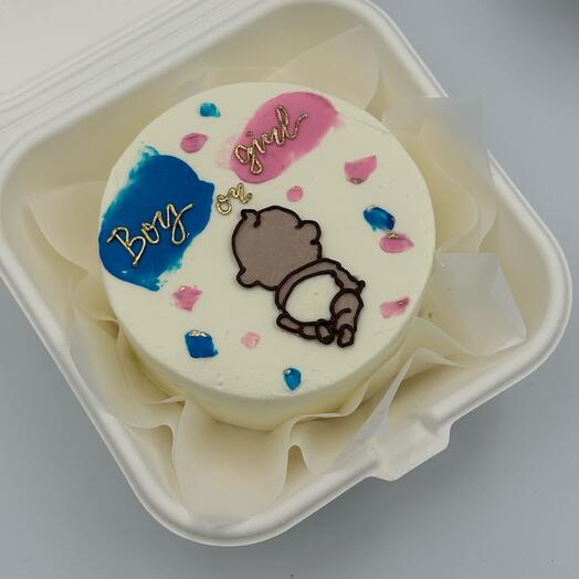 Bento cake gender party