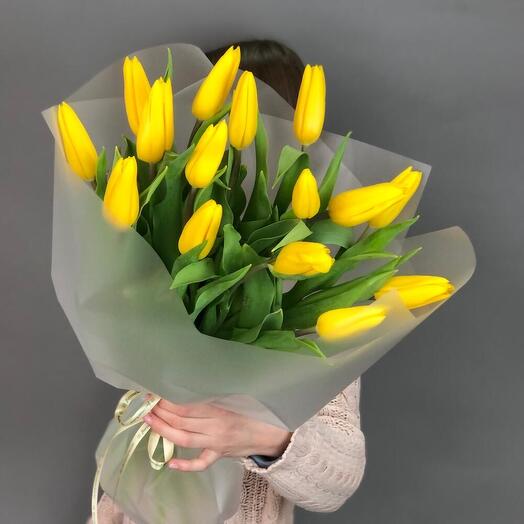 Yellow tulips