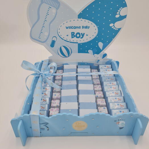 Baby boy tray (medium size)