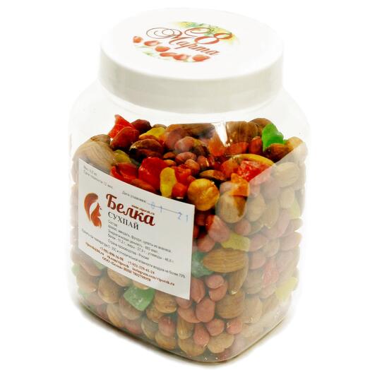 Сухпай-смесь из орехов и цукатов, 500 гр