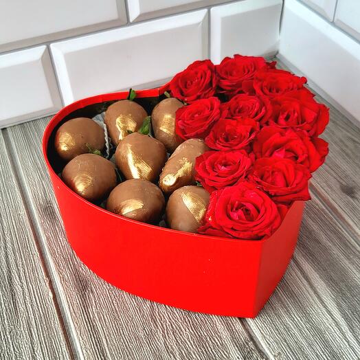 Цветы в коробке