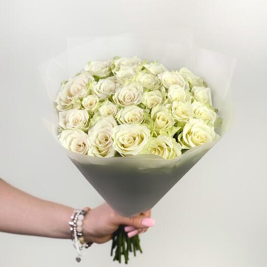 🌹 25 белых роз