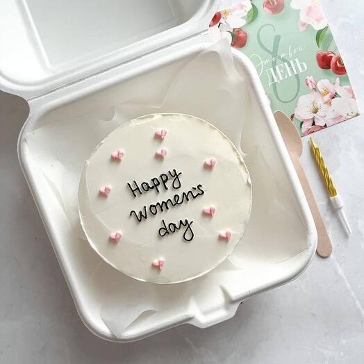 Бенто-торт на 8 марта Happy women s day - «счастливого женского дня»