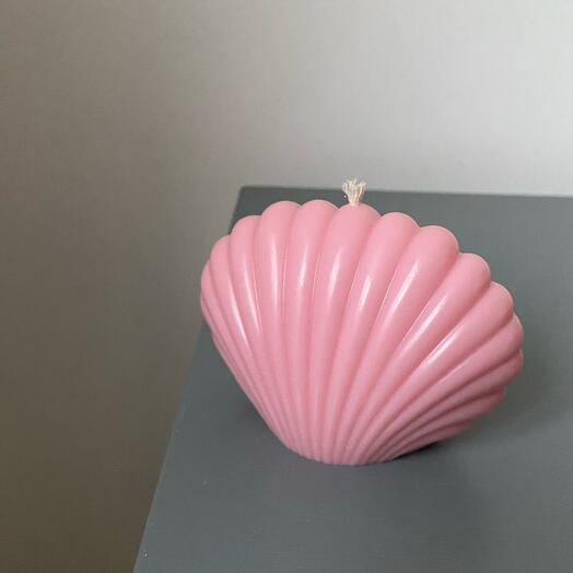Свеча Ракушка Small Pink