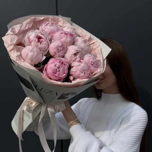 Mono-ramo de peonías rosas💗