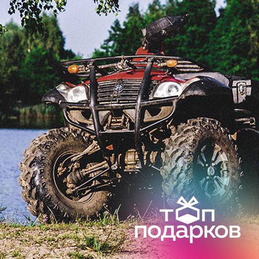 Подарочный сертификат Индивидуальное катание на квадроцикле по маршруту "Трофи"