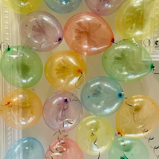 Шары Кристаллы с гелием под потолок
