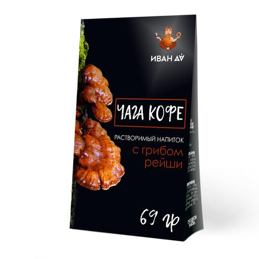 Чага-кофе с грибом Рейши