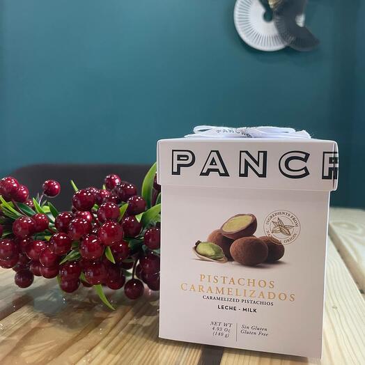 Конфеты из карамелизированных фисташек с шоколадом Luxury Box Pancracio, 140 гр