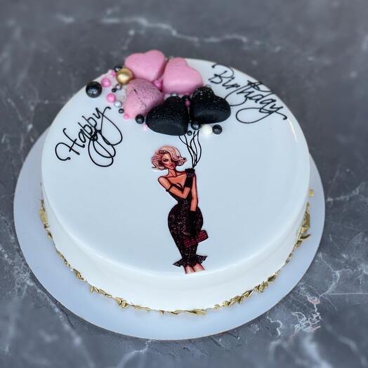 Муссовый торт Бейлиз «Happy birthday» 1кг