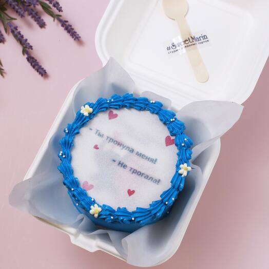 Бенто-торт с горящим слоем "Охана – значит семья"