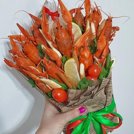 Букет "Вкусный рак мини"