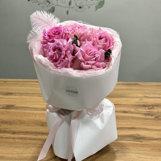 Букет с ажурными розами💕