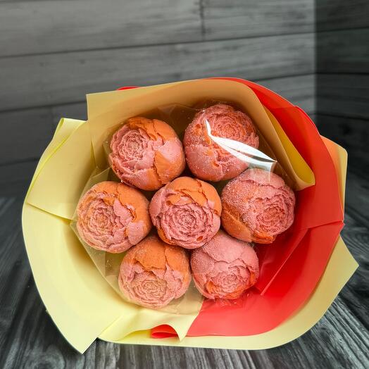 Букет из шоколадных пионов