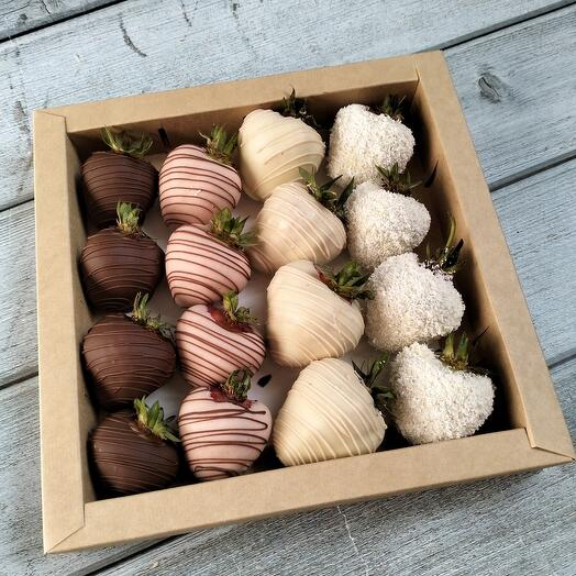 Strawberries in chocolate 20pcs