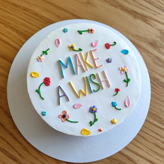 Торт "Make a wish" 1,7 кг на день рождения девушке, сестре, подруге, любимой, жене, супруге, дочери