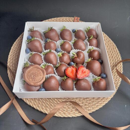 Fresas cubiertas de chocolate