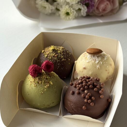 Пирожное Вау! картошка с начинкой 4шт ассорти