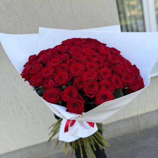 99 Красных роз букет 🌹красные розы