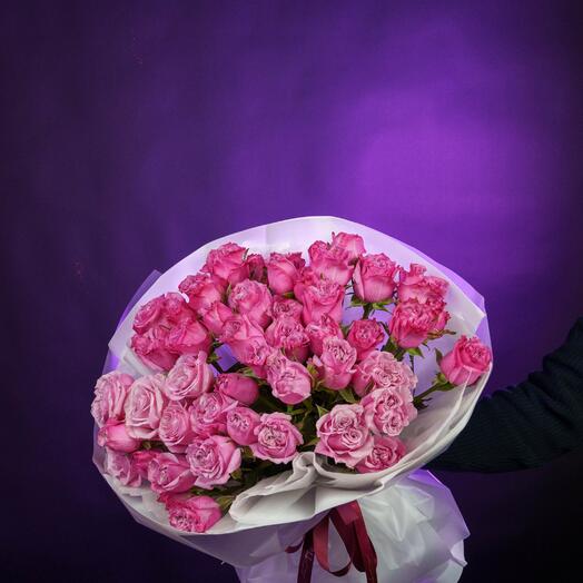 Пионовидные кустовые розы