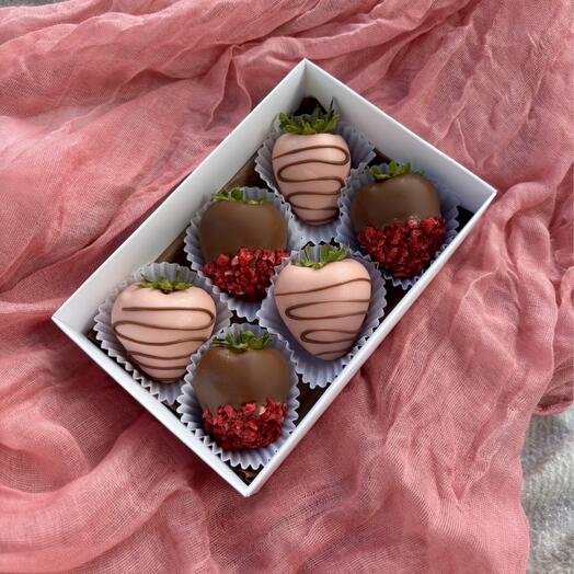 Клубника в шоколаде 🍓 6 ягод